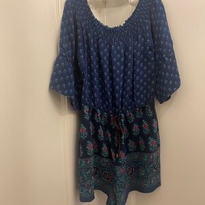 Anthropologie one piece shorts romper!